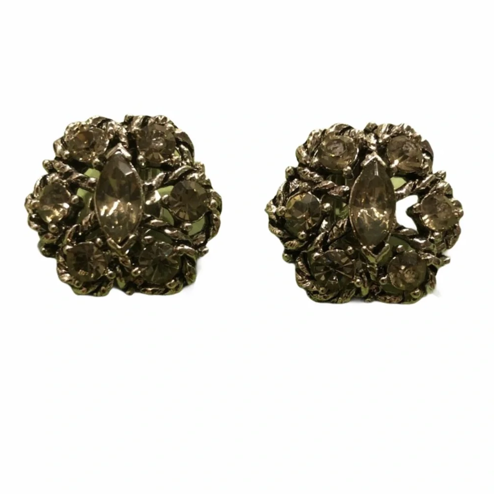 Vintage clip-on earrings